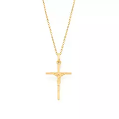Pingente Formato Cruz com Cristo - 540027 - comprar online