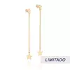 BRINCO PENDURADO ESTRELAS BANHADO A OURO 18K - 526904