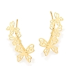 BRINCO EAR CUFF FORMADO POR 6 BORBOLETAS VAZADAS (PAR)- 526599