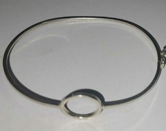 BRACELETE DE PRATA 925 COM CÍRCULO AO MEIO- 155978 na internet