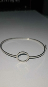 BRACELETE DE PRATA 925 COM CÍRCULO AO MEIO- 155978 - comprar online
