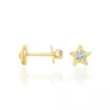 Brinco Infantil Estrela com Cristal - 520724