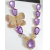 Cabedal de Luxo V Borboleta G 8 Gotas Dourado com Boreal - (cópia)
