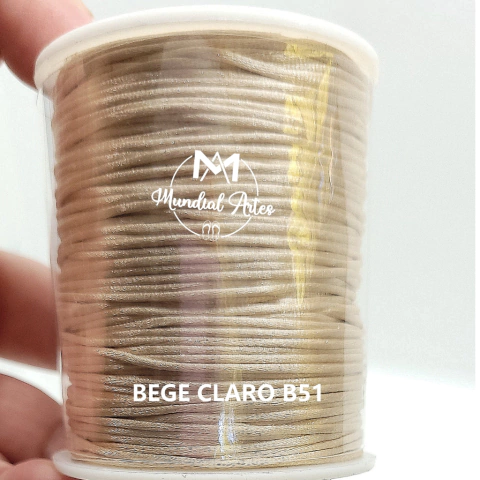 FIO DE SEDA BEGE CLARO B51 90 M