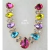 Cabedal de Luxo V - o par - Gota Fucsia - (cópia)