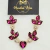Cabedal de Luxo V Borboleta G 8 Gotas Fucsia - (cópia)