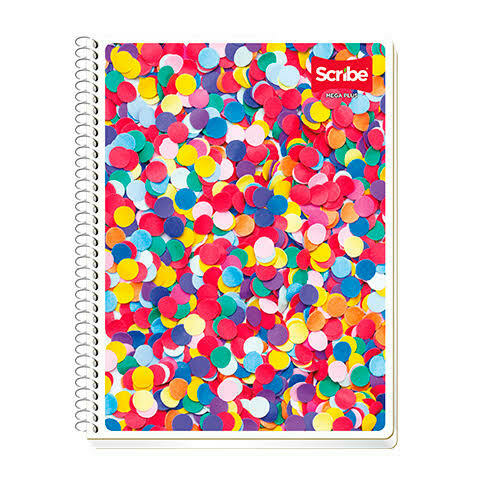Cuaderno Profesional Blanco Mega Plus Scribe de 100 hojas