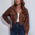 JAQUETA BOMBER CROPPED FRETE GRATIS - Hot Descontos