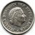 Moeda da Holanda 25 Cent de 1970 na internet