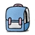 Mochila Escolar de Desenho 2D