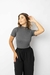 Blusa Manga Curta Canelada - comprar online