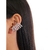 Piercing Fake Couch cravejado, banhado a Prata