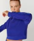 Blusa De Moletom Cropped Faixa Alto Giro