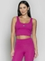 Regata Cropped Com Bojo Run More Roxo - GRAU Sportwear
