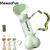 Mewoofun gato cão garrafa de água alimentador tigela 2 em 1 à prova de vazamento portátil moda pet ferramenta para beber viagem ao ar livre com saco de cocô