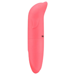 Vibrador ponto G aveludado com formato de golfinho - comprar online