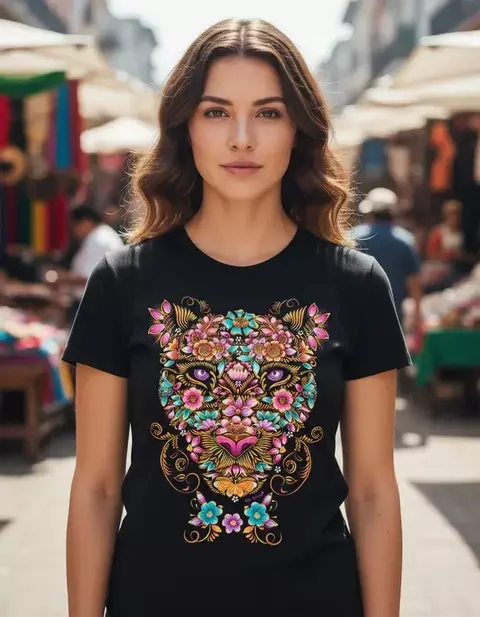 Playera Balam Floral MIS RAÍCES - comprar en línea