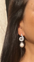 Brincos Perolas com Zirconia - comprar online