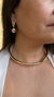 Choker Metal Folheado Ajustável