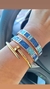 Pulseiras Metal Resinada