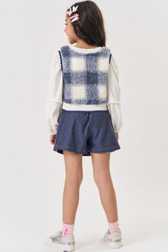 CONJUNTO KUKIE COM COLETE , SHORT SAIA E BLUSA - comprar online