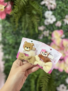 TRIO HAIR CLIP URSO OU RAPOSA