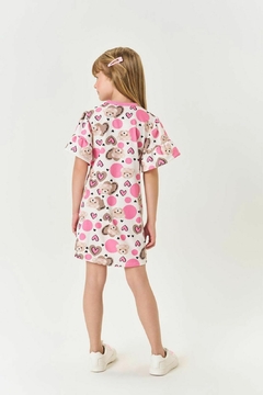 VESTIDO CORAÇAO URSINHO CINTI 12420 - comprar online