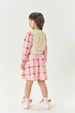 VESTIDO COM COLETE DE PELINHO 12330 - comprar online