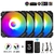 Wovibo-PC Computer Cooling Case Radiator, Fan Cooler, RGB, ARGB, PWM, 4Pin, 5V, - Pixel play