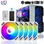 Wovibo-PC Computer Cooling Case Radiator, Fan Cooler, RGB, ARGB, PWM, 4Pin, 5V, na internet