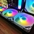 Imagem do Wovibo-PC Computer Cooling Case Radiator, Fan Cooler, RGB, ARGB, PWM, 4Pin, 5V,