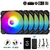 Wovibo-PC Computer Cooling Case Radiator, Fan Cooler, RGB, ARGB, PWM, 4Pin, 5V, - Pixel play
