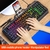Teclado do jogo do teclado do gamer do rgb e do rato jogo de fone de ouvido back - comprar online