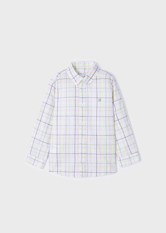 Camisa de manga larga estampada con algodón sostenible para niño - comprar en línea