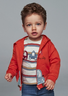 Sudadera cremallera interactiva bebé