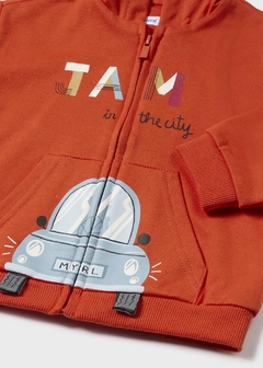 Sudadera cremallera interactiva bebé - keka moda infantil
