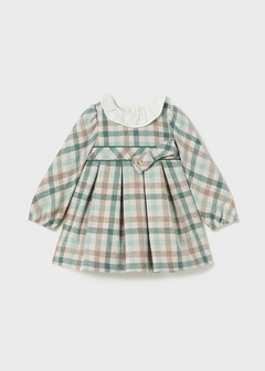 Vestido cuadros cuello holán bebé en internet