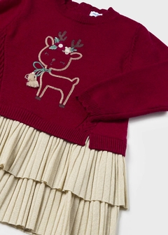 Vestido combinado tricot bebé - comprar en línea
