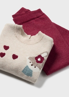 Conjunto pantalón y suéter tricot bebé - comprar en línea