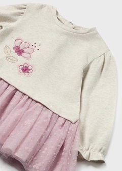 Vestido combinado tul bebé - comprar en línea