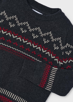Suéter cenefa jacquard niño - comprar en línea