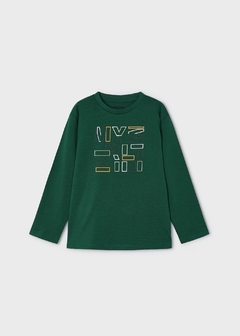 Playera letras básica niño en internet