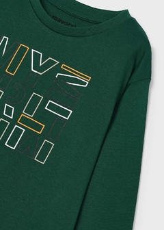 Playera letras básica niño - keka moda infantil