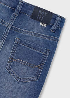 Pantalón de mezclilla entallado niño - keka moda infantil
