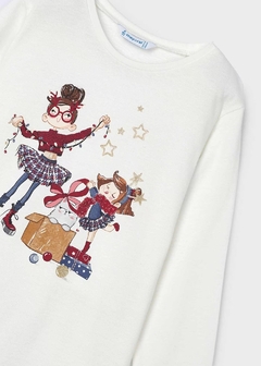 Playera dibujo niña - comprar en línea