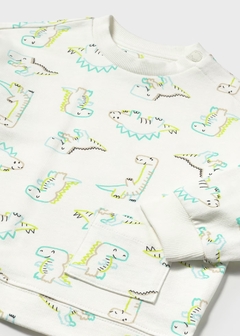 Sudadera estampado dinosaurios bebé en internet