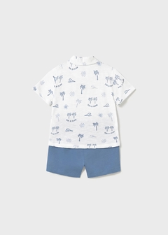 Conjunto bermuda y polo estampado bebé - comprar en línea