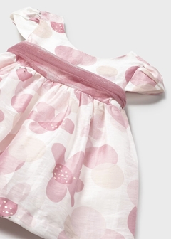 Vestido estampado con fajín tul bebé en internet