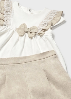 Conjunto short y blusón con lino bebé en internet