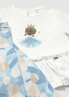 Conjunto legging y playera holán bebé en internet